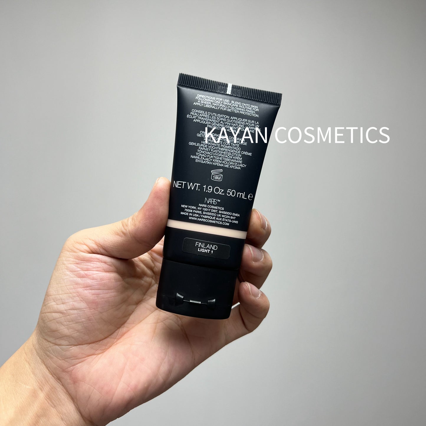 包順豐 Nars 有色面霜素顏霜50ml 隔離修顏三合一 PURE RADIANT TINTED MOISTURIZER SOIN HYDRATANT TEINTE PURE RADIANCE SPF 30/PA+++