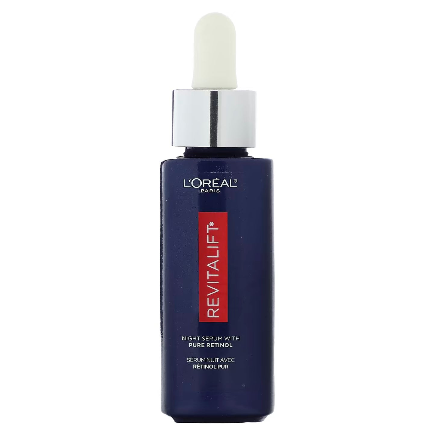 0.3% A醇 包順豐 美國 Loreal 歐萊雅 視黃醇精華乳 0.3% A醇夜間抗皺提亮膚色 30ml。REVITALIFT DERM INTENSIVES NIGHT SERUM WITH PURE RETINOL 0.3% PURE RETINOL L'OREAL