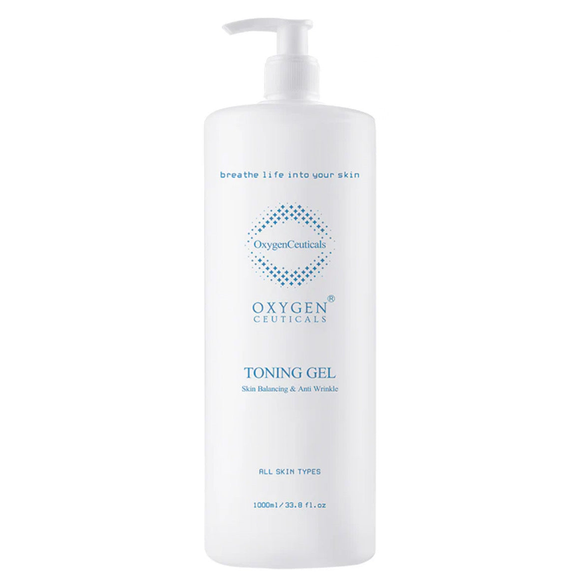 包順豐 韓國 OxygenCeuticals Toning gel 啫哩爽膚精華 (1L) 水油平均爽膚啫喱 TONING GEL 1000ml