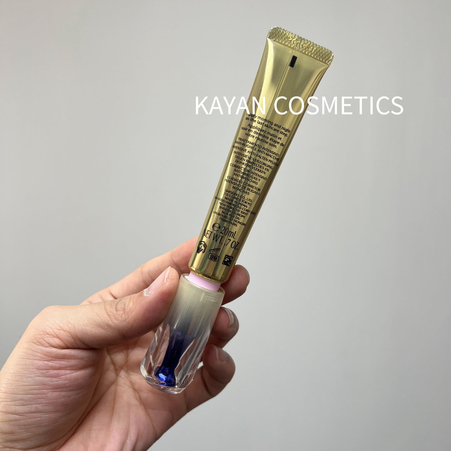 包順豐 純A小針管眼霜 新版 資生堂 悅薇 SHISEIDO 智感塑顏抗皺霜20ml 淡紋緊致 VITAL PERFECTION Intensive WrinkleSpot Treatment 重點抗皺亮白修護乳霜