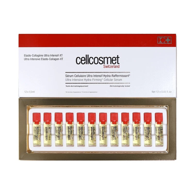 包順豐 cellcosmet 瑞妍 強化彈力膠原精華液12x1.5ml緊致保濕客裝 Elasto-Collagène Ultra Intensif-XT Ultra Intensive Elasto-Collagen-XT