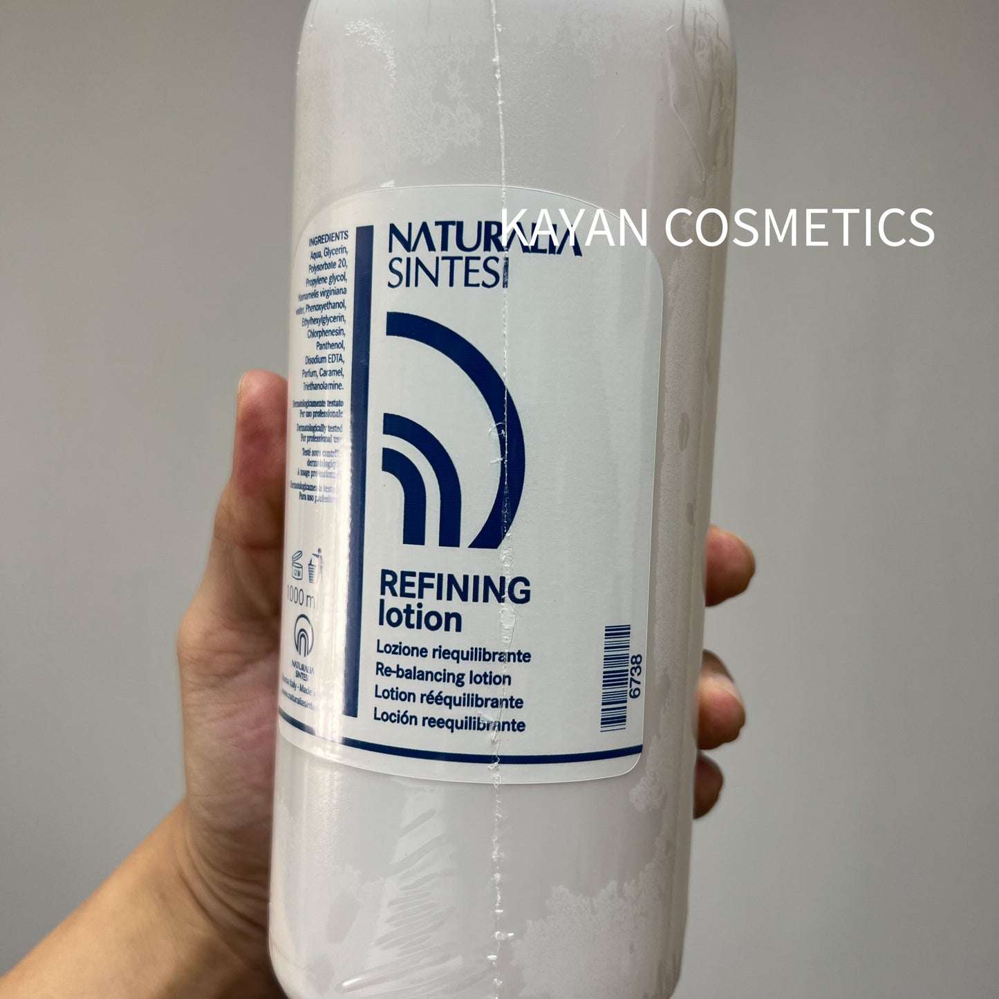 包順豐 貝嘉文 Naturalia 6738 清爽日夜健膚水1000ml Sintesi refining lotion 1000ml