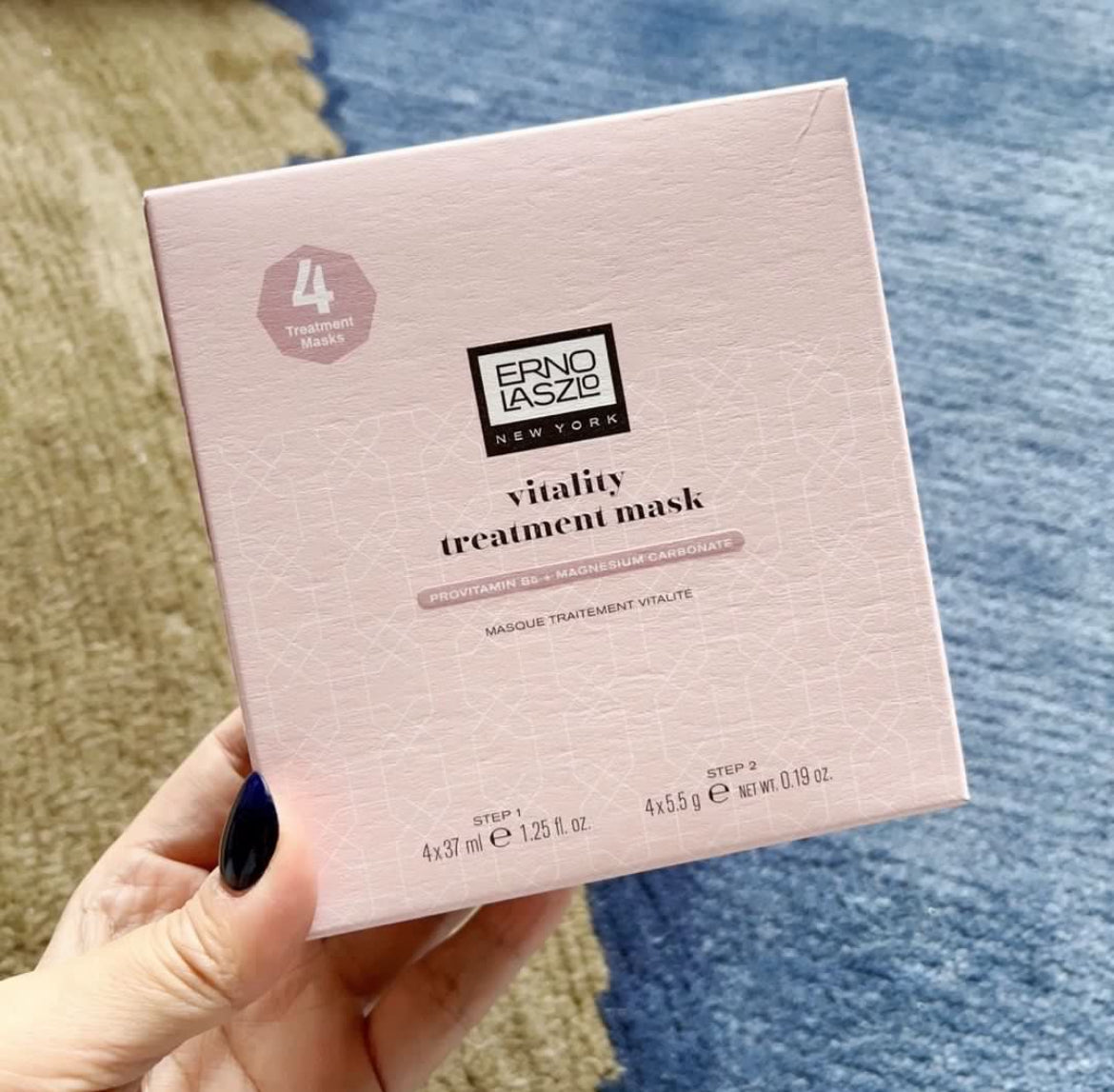 包順豐 Erno Laszlo 奧倫納素 水療再生冰白面膜 冰白面膜一盒4組 vitality treatment mask(STEP 1 :4x37 ml + STEP 2 :4×5.5g)