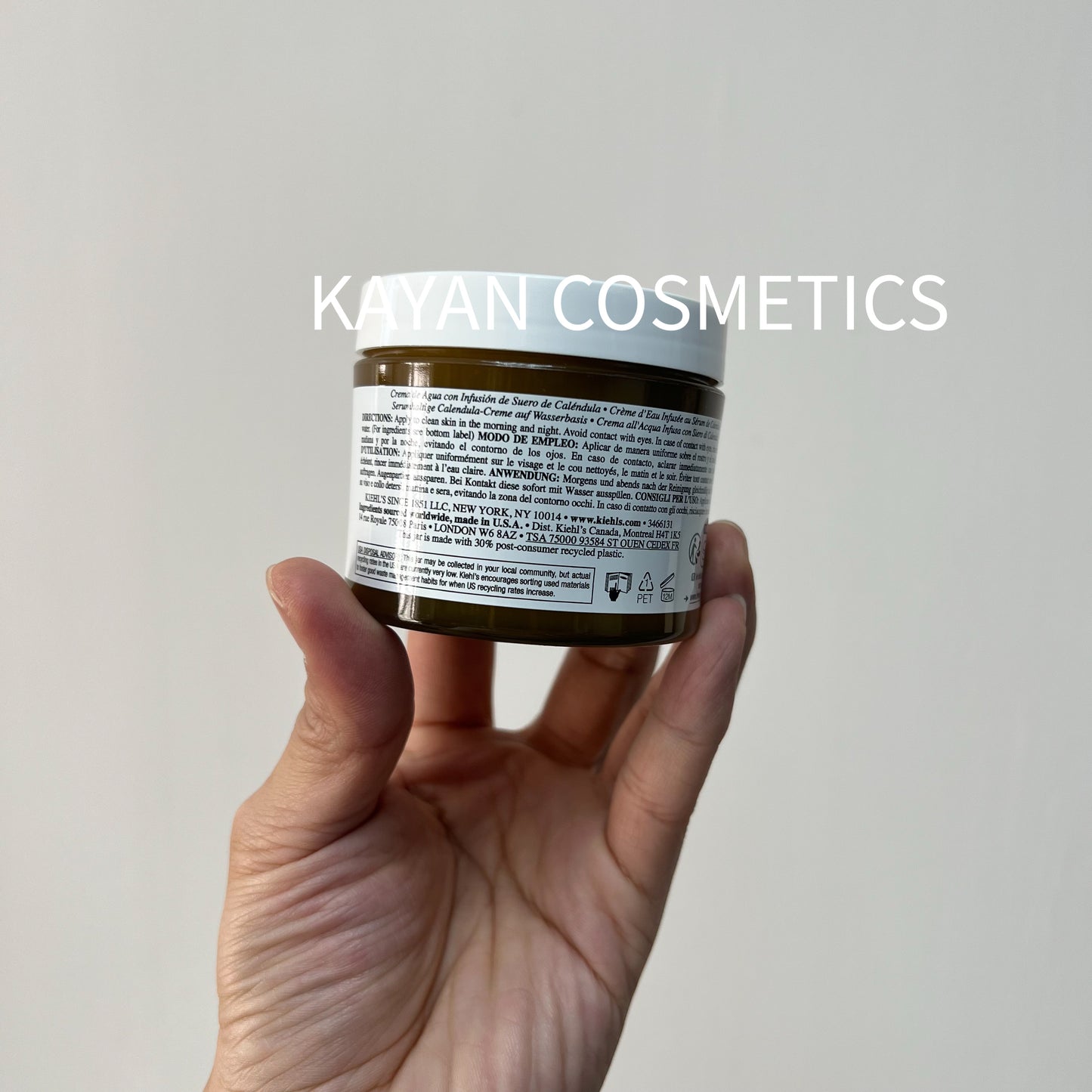 包順豐 Kiehl's 科顏氏 金盞花爆水精華面霜100ml控油補水保濕CALENDULA SERUM-INFUSED WATER CREAM kiehl's科颜氏 kiehl's科顏氏。Kiehl‘s科颜氏。金盞花修復精華面霜