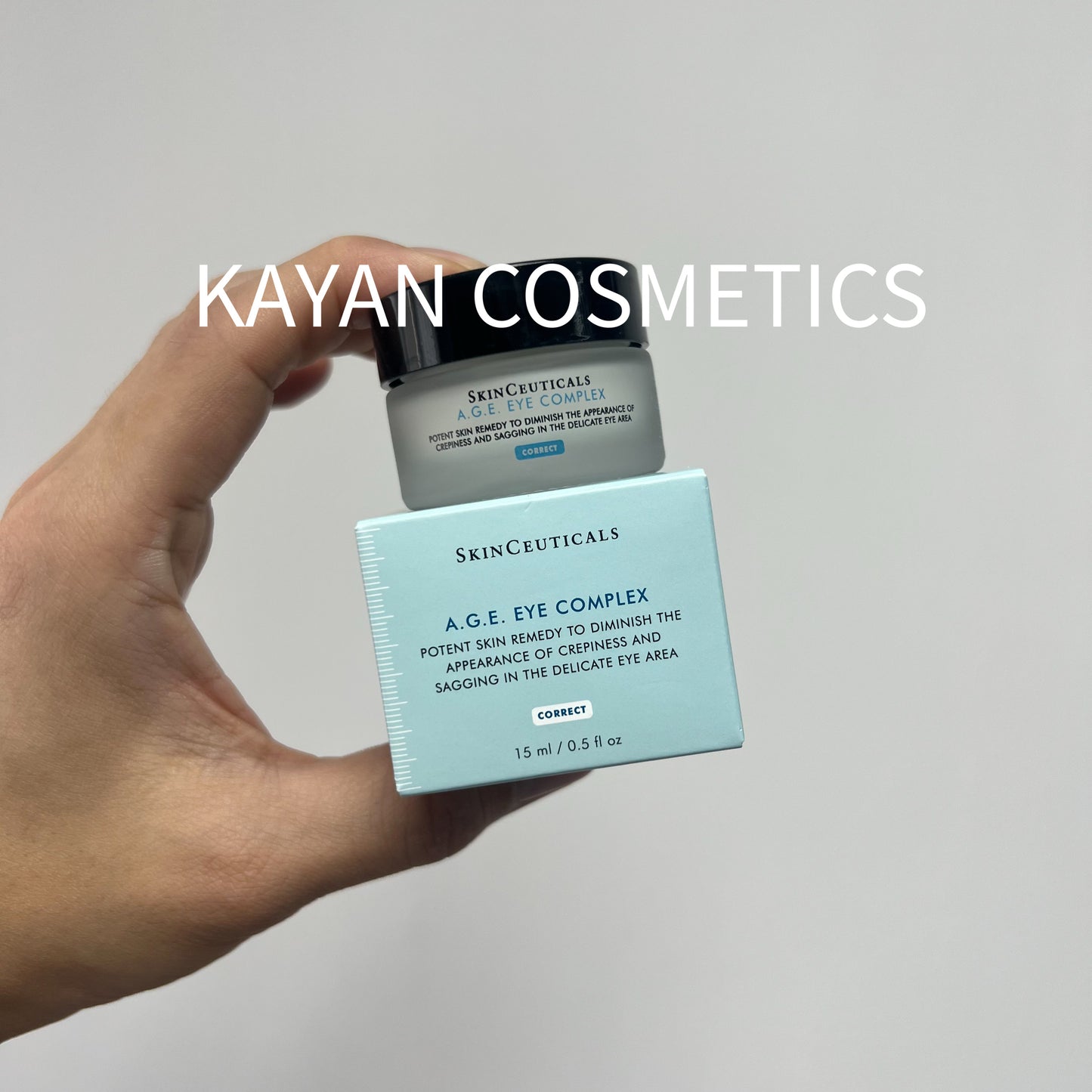 包順豐 美國 SKINCEUTICALS AGE眼霜15ml淡化眼紋細紋緊致眼周玻色因升級版2.0提亮保濕 A. G.E. EYE COMPLEX