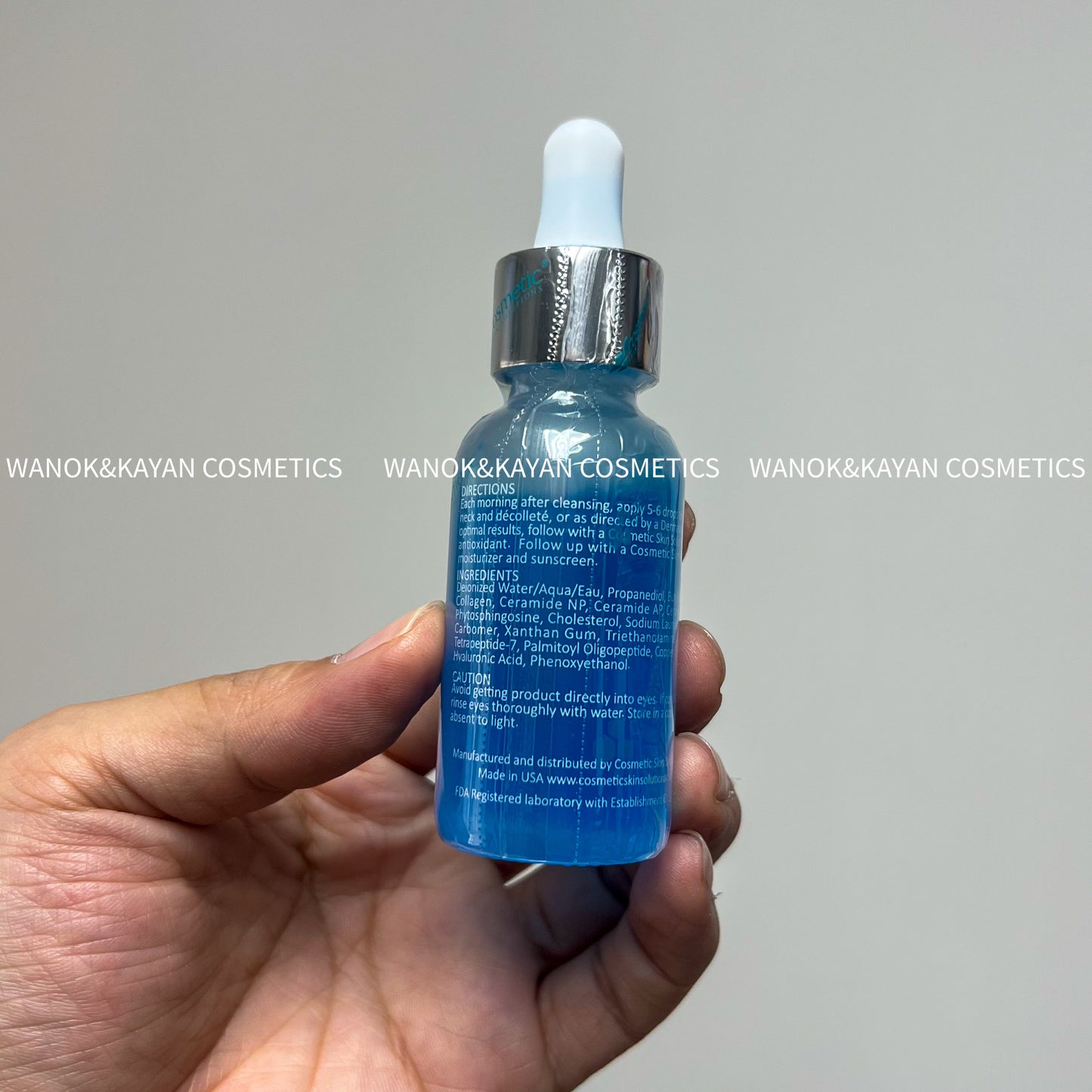 包順豐 cosmetic skin solutions 藍銅勝肽嫩膚精華 。css copper peptide serum 30ml。Cosmetic Skin Solution CsS 藍銅胜肽防敏嫩膚精華