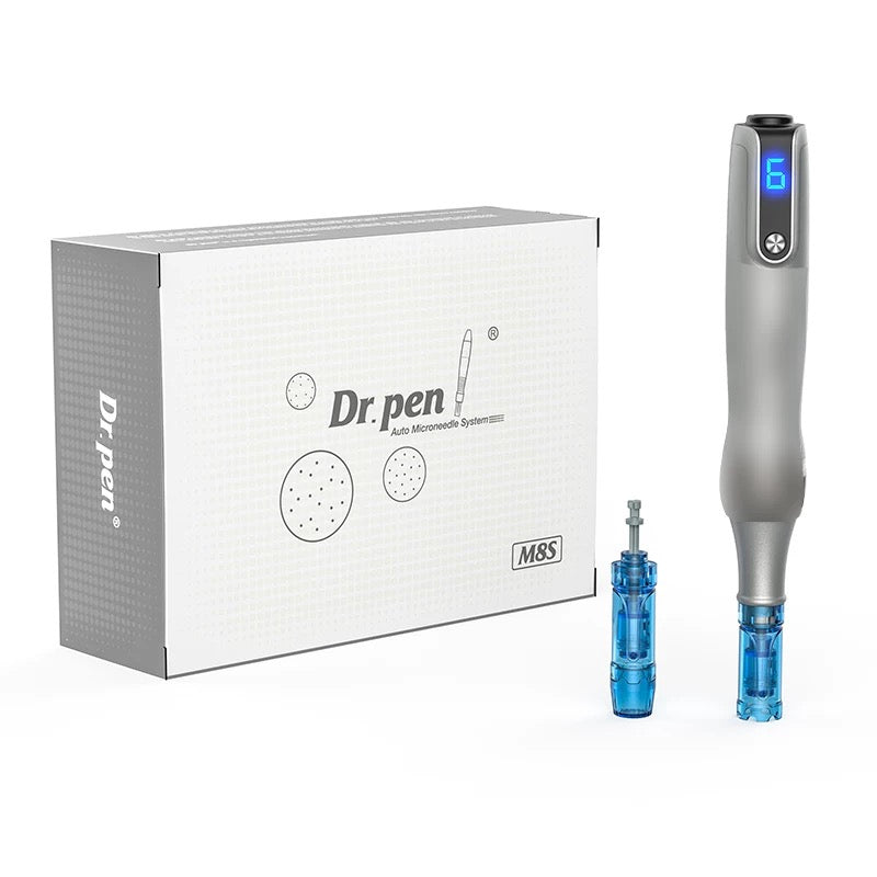 送10個頭 包順豐 電動微針筆 dr pen M8S 小黑筆納米微晶美容儀導入儀飛梭筆 dr.pen Dr.pen Auto Microneedle System+10個針。微針筆。手提電動MTS儀。dr.pen m8