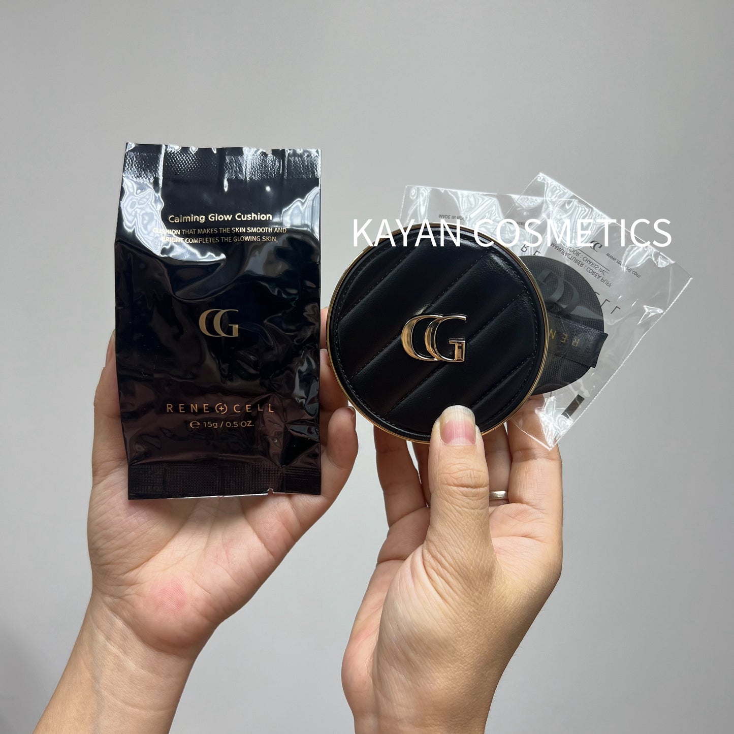包順豐 韓國 RENECELL CG氣墊 滋潤遮瑕 。Rene Cell。Rene-Cell。ReneCell。Rene-Cell。Rene+Cell