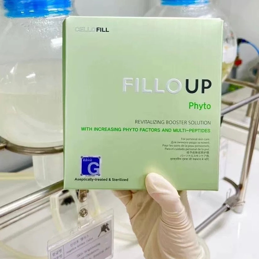 包順豐 韓國 Cellofill 賽羅菲水光Filloup Phyto抗氧老提亮白白微針安瓶 FILLOUP Phyto REVITALIZING BOOSTER SOLUTION WITH INCREASING PHYTO FACTORS AND MULTI-PEPTIDES