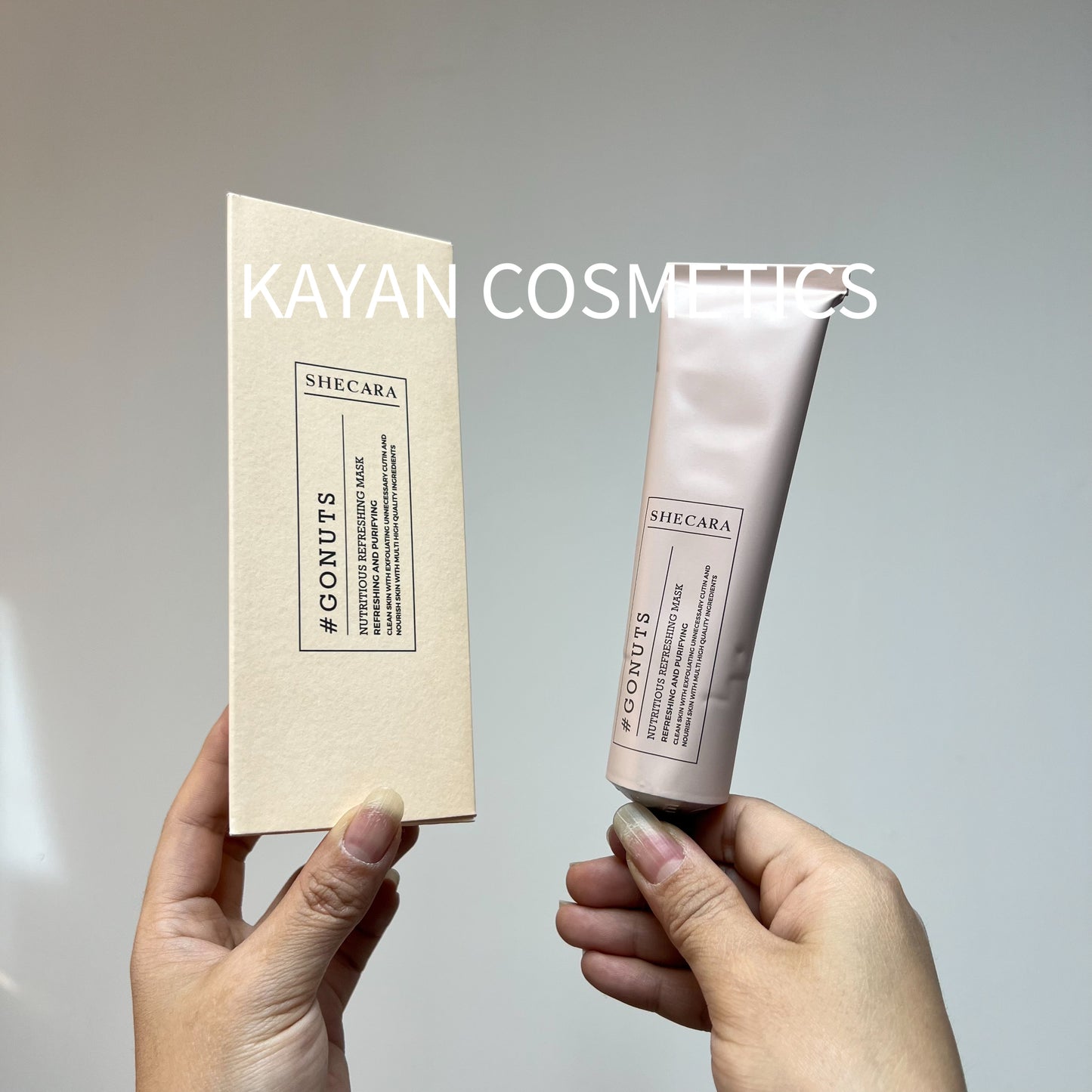 包順豐 新西蘭 shecara 堅果面膜checara去黑頭清潔面膜shecare #CONUTS NUTRITIOUS REFRESHING MASK