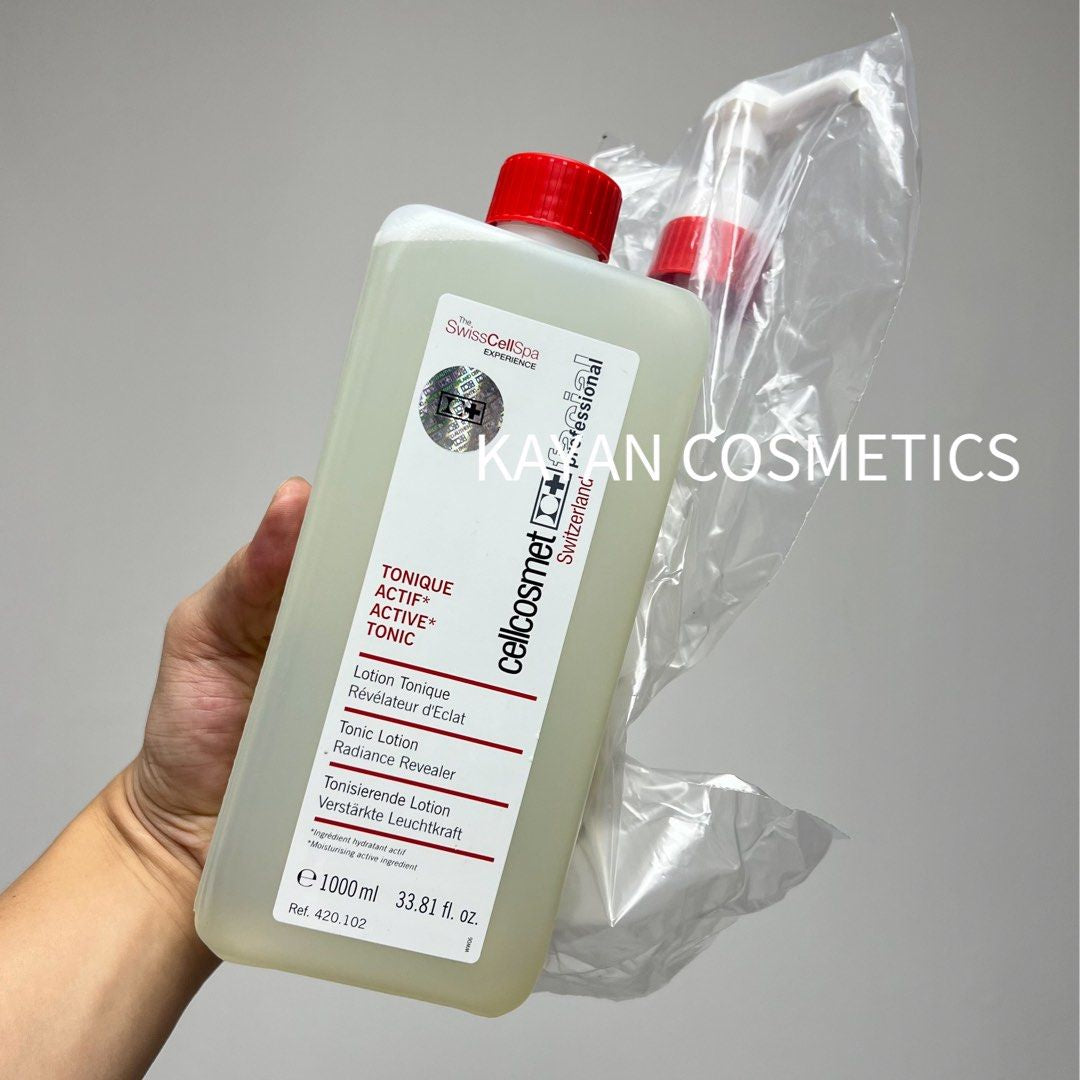 包順豐 瑞士 Cellcosmet 瑞妍 活力滋養調理水500ml 1000ml TONIQUE ACTIF - ACTIVE TONIC 院裝化妝水改善膚質補水 TONIQUE ACTIF* ACTIVE* TONIC Lotion Tonique Revelateur d'Eclat Tonic Lotion Radiance Revealer