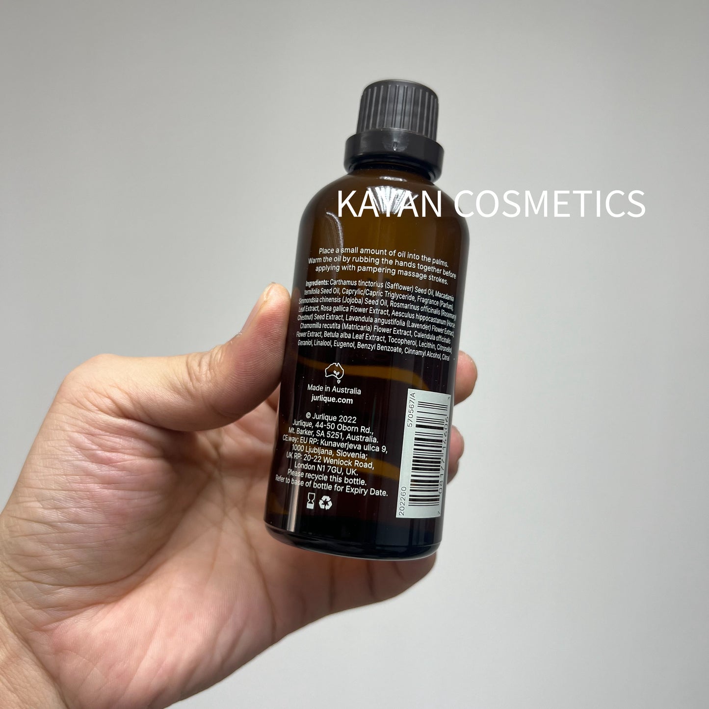 包順豐 澳洲 Jurlique 玫瑰按摩油身體油精油100ml滋潤緊致 Rose Body Oil Hydrates and balances the body