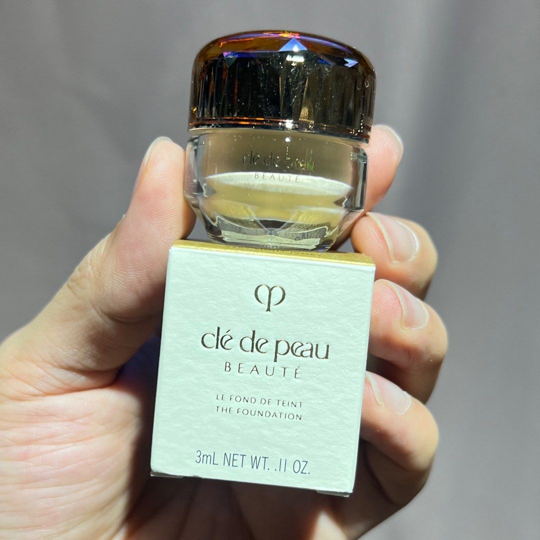 包順豐 日本 cle de peau Beaute CPB 肌膚之鑰 晶致潤耀粉霜粉底液晶鑽粉霜中樣3ml LE FOND DE TEINT THE FOUNDATION CPB / CBP 肌膚之鑰 cdp