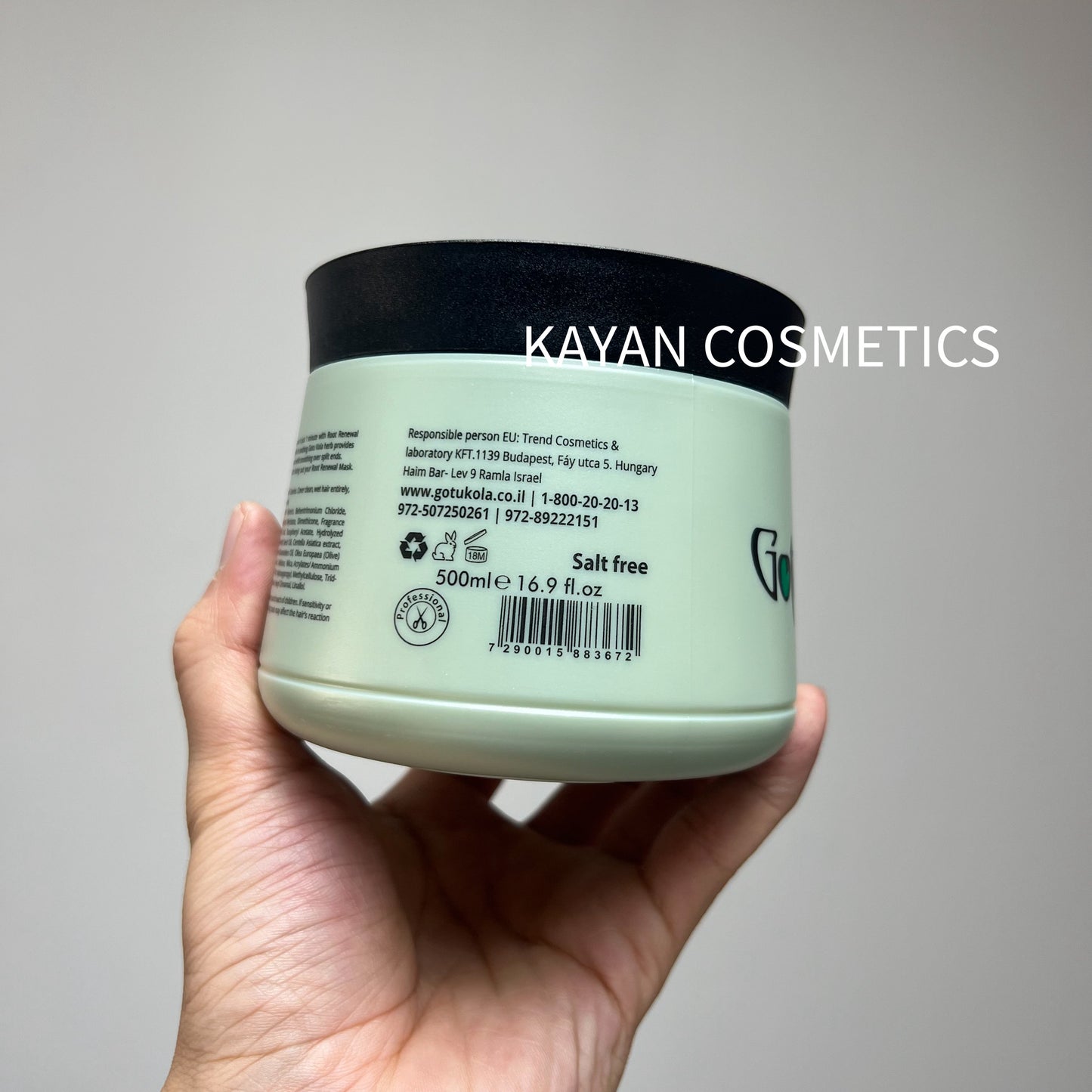 包順豐 Gotukola 柔順亮澤角蛋白髮膜 500ml/ Gotukola 1分鐘煥活髮根髮膜 500ml Gotukola Hair Mask
