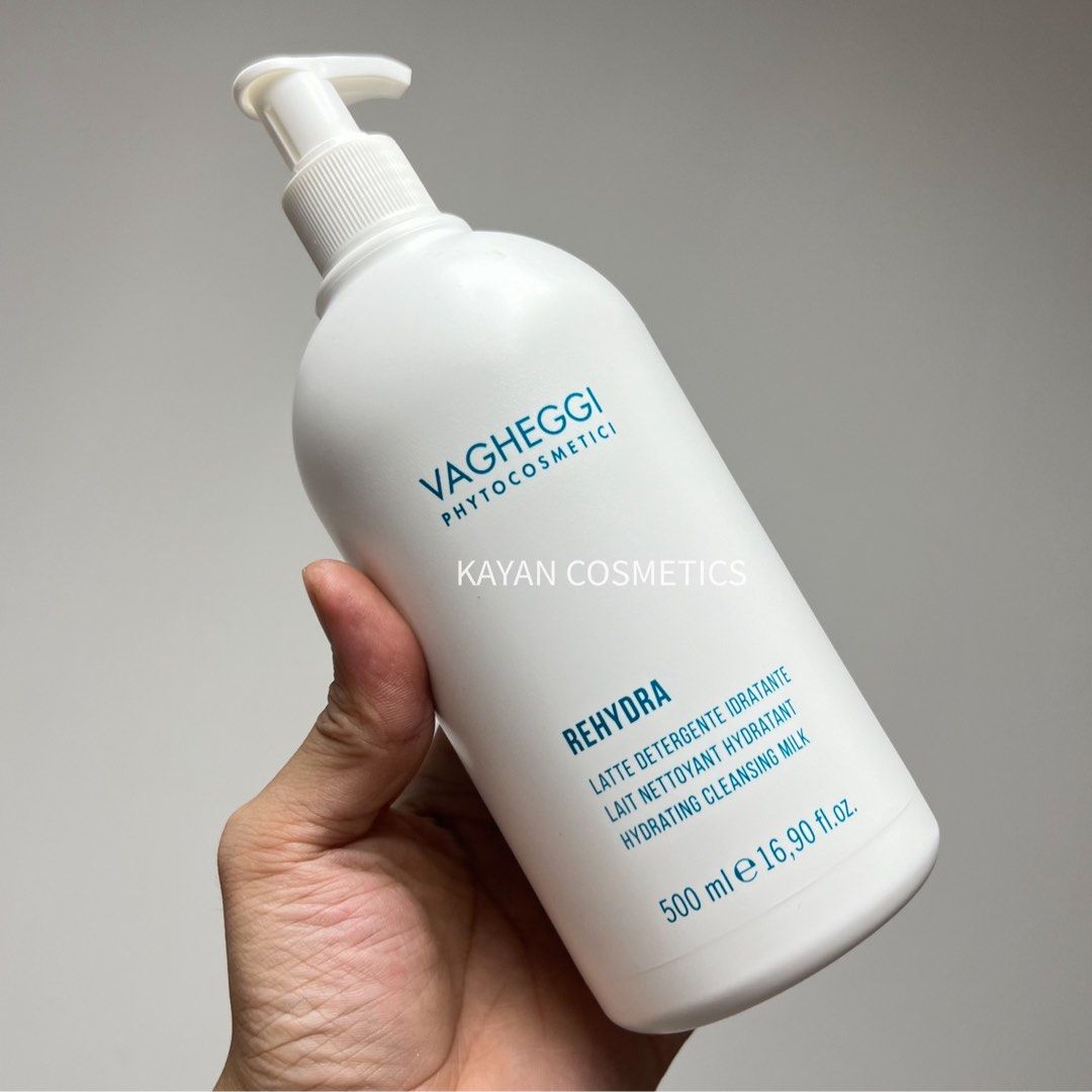 包順豐 意大利 VAGHEGGI 韻姿 水凝保濕潔面乳 500ml 水凝透亮潔面乳 REHYDRA HYDRATING CLEANSING MILK