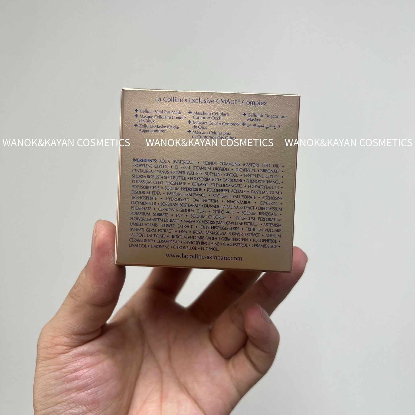 包順豐 瑞士 La colline 科麗妍 眼膜30ml EYE PERFORMANCE Cellular Vital Eye Mask Meque Celularta Entou de Ven。11111