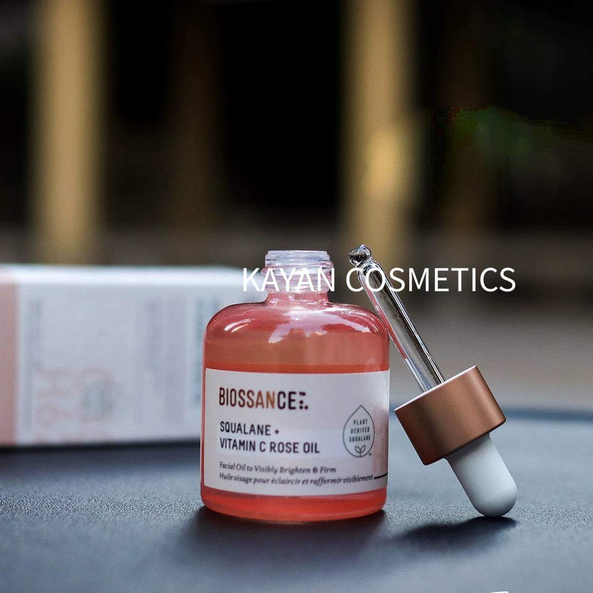 包順豐 美國 biossance 玫瑰油vc角鯊烷保濕滋潤抗氧化精華油30ml BIOSSANCE Squalane + Vitamin C Rose Oil