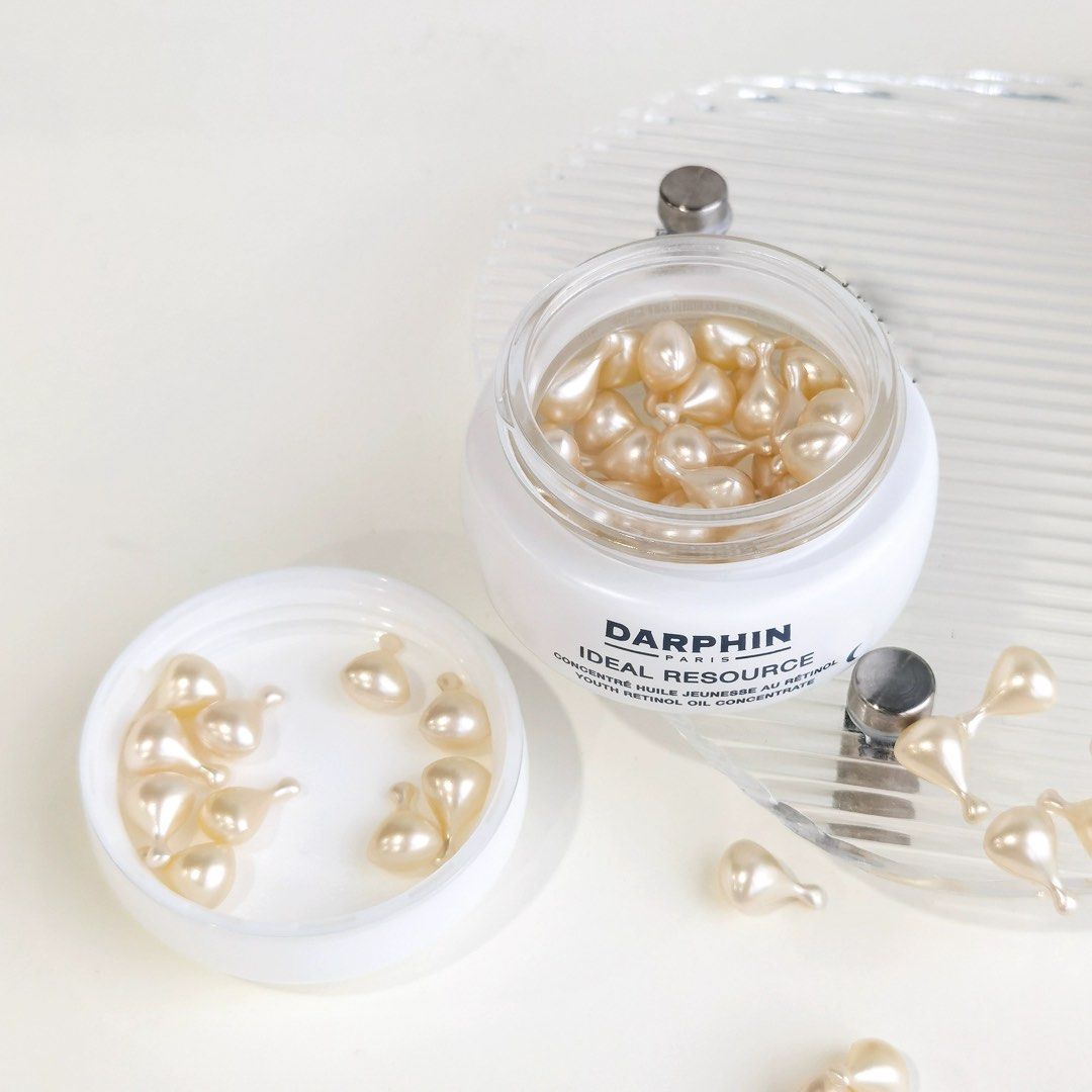 包順豐 DARPHIN 維A小珍珠 0.3% A醇銀膠次拋抗老煥亮60粒 IDEAL RESOURCE YOUTH RETINOL OIL CONCENTRATE DARPHIN 朵法 朵梵 DARPHIN PARIS IDEAL RESOURCE ANTI-AGE & ECLAT ANTI-AGING & RADIANCE