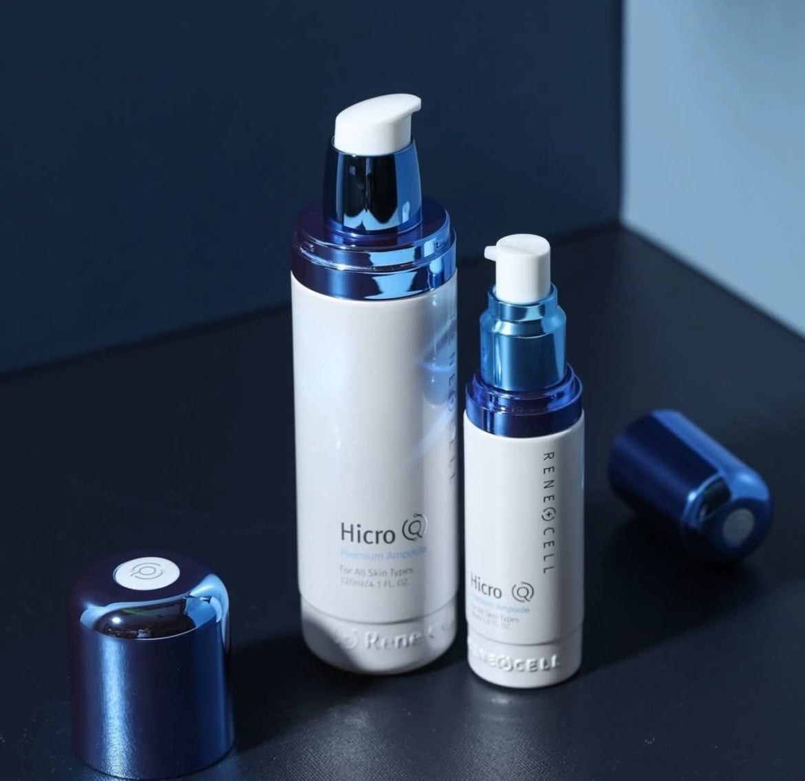 包順豐 韓國 RENECELL RENECELL 韓國潤妮秀 優質安瓶,Q安瓶,Hicro Q 安瓶 Hicro Q Premium Ampoule For All Skin Types Deep Boosting Care Rene Cell。Rene-Cell。ReneCell。Rene-Cell。Rene+Cell
