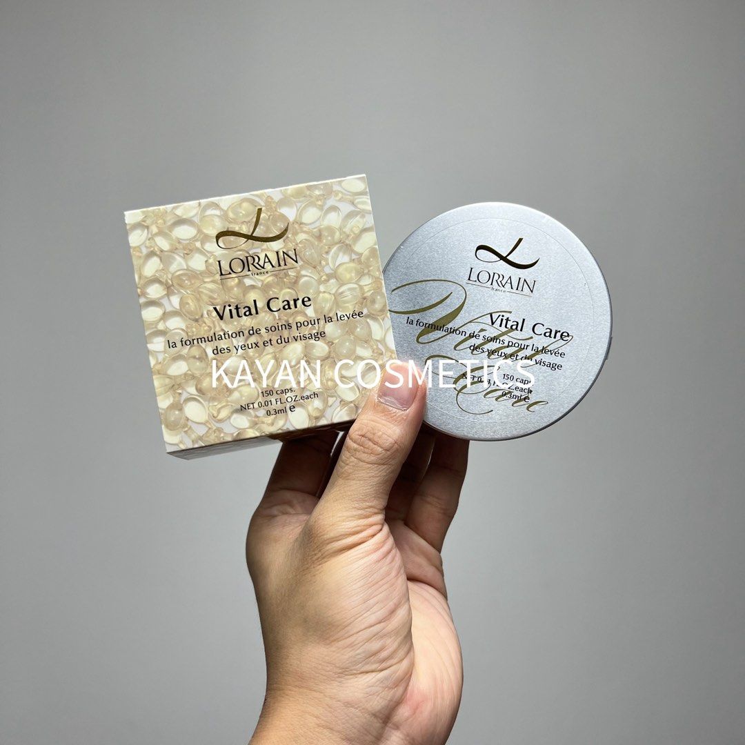 包順豐 法國 LORRAIN VITAL CARE 150粒 LORRAIN 雙效精華素 眼 臉 雙效150pc X 0.3ml 。lorrain eye care 眼及臉 雙效