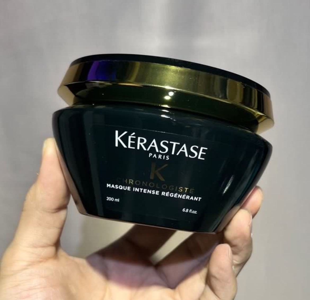 包順豐 新版 KERASTASE 卡詩 逆時光至臻修護髮膜 黑鑽凝時鑰源髮膜魚子醬髮膜 200ml KERASTASE K CHRONOLOGISTE MASQUE INTENSE REGENERANT