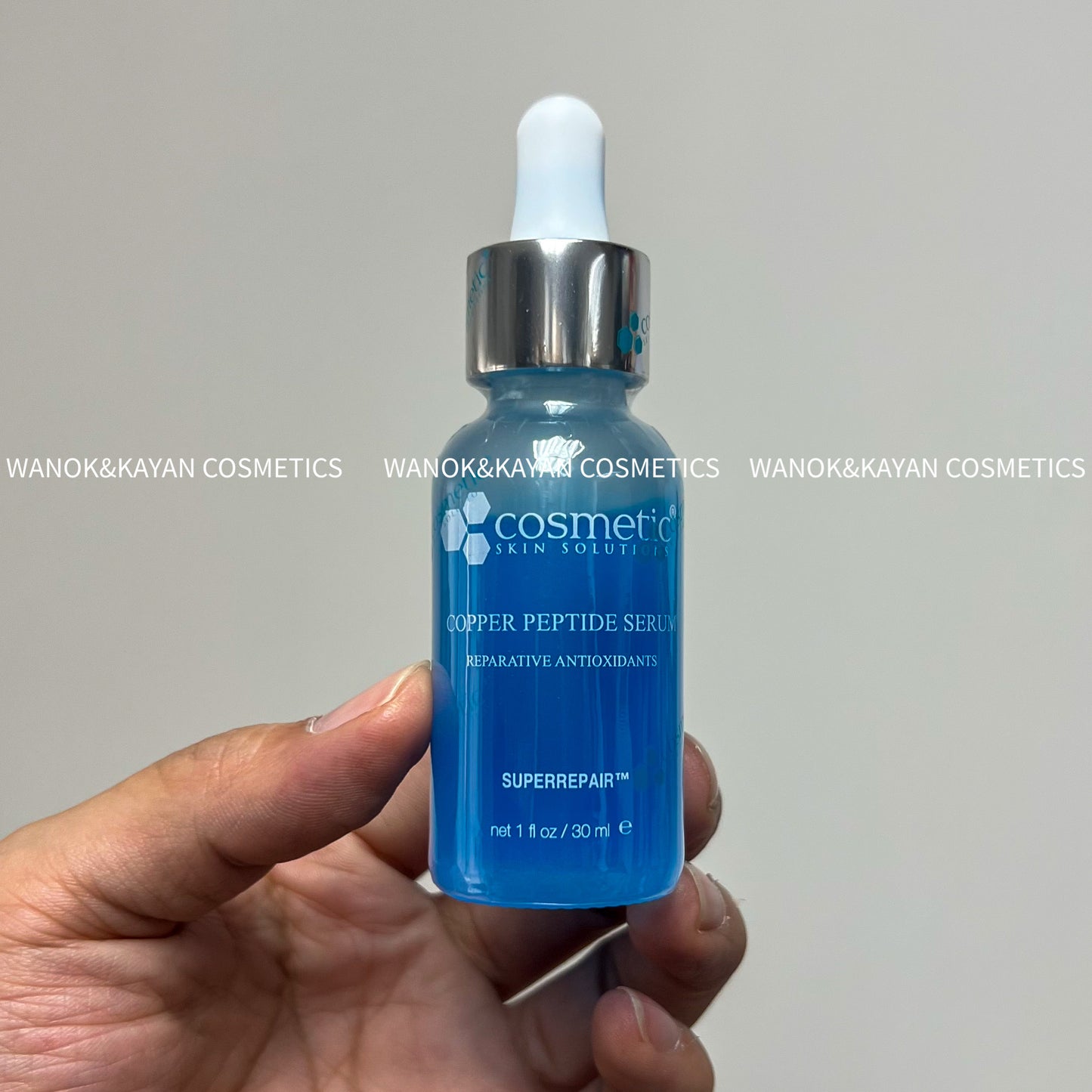 包順豐 cosmetic skin solutions 藍銅勝肽嫩膚精華 。css copper peptide serum 30ml。Cosmetic Skin Solution CsS 藍銅胜肽防敏嫩膚精華
