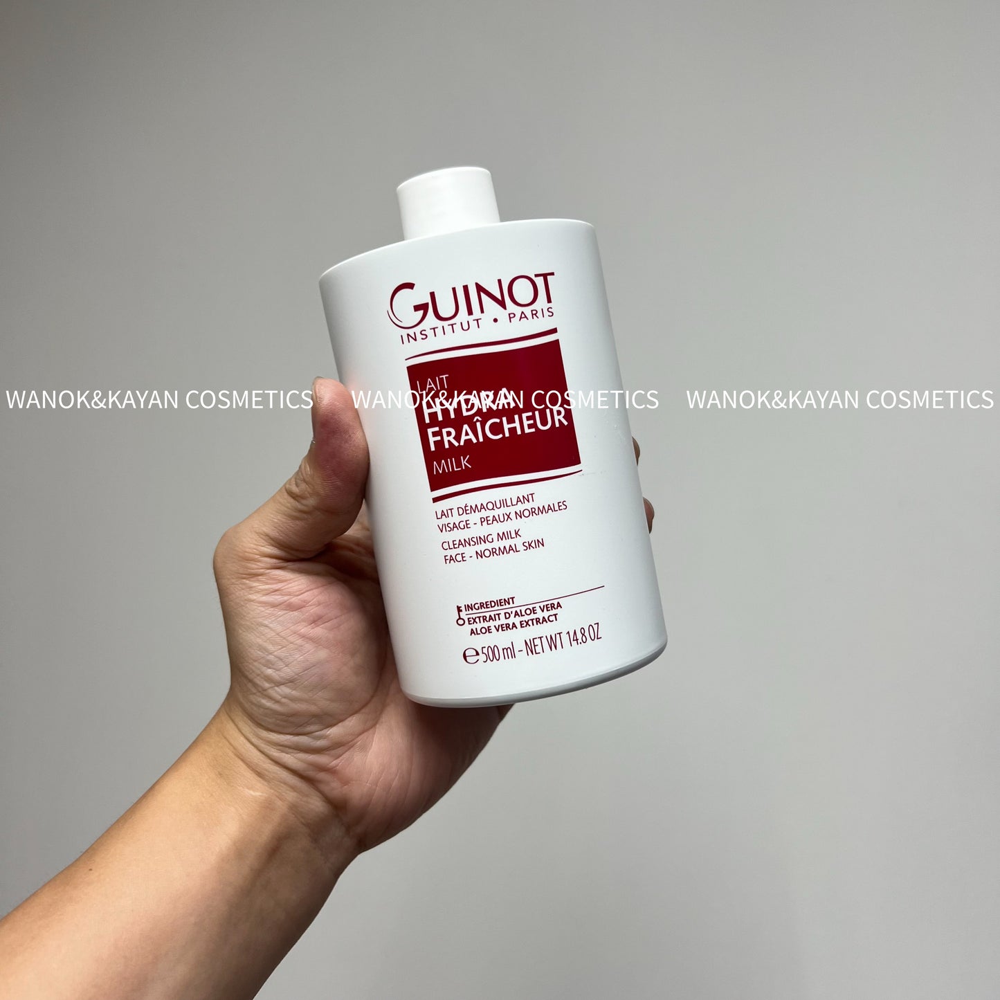 新版 包順豐 GUINOT 維健美 HYDRA FRAICHEUR 潔面乳 500ml LAIT HYDRA FRAÎCHEUR MILK