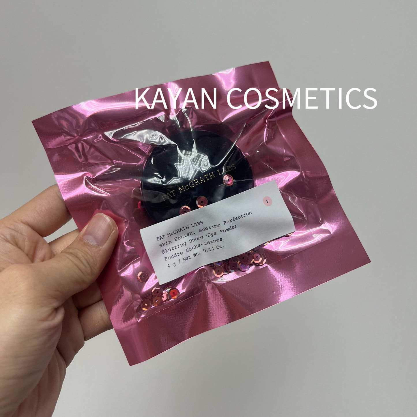 定妝小飛碟 包順豐 美國 PAT MCGRATH LABS 眼部蜜粉Light提亮散粉定妝眼下 Pat Mcgrath眼下眼部定妝蜜粉餅Light柔焦淚溝4g