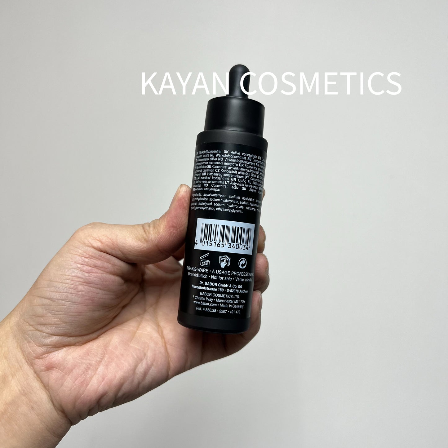 包順豐 德國 BABOR DOCTOR BABOR HA瞬間水凝滴管精華50ML BABOR 芭宝博士 HA四重玻尿酸精華50ml DOCTOR BABOR PRO HYALURONIC ACID CONCENTRe D'ACIDE HYALURONIQUE ha