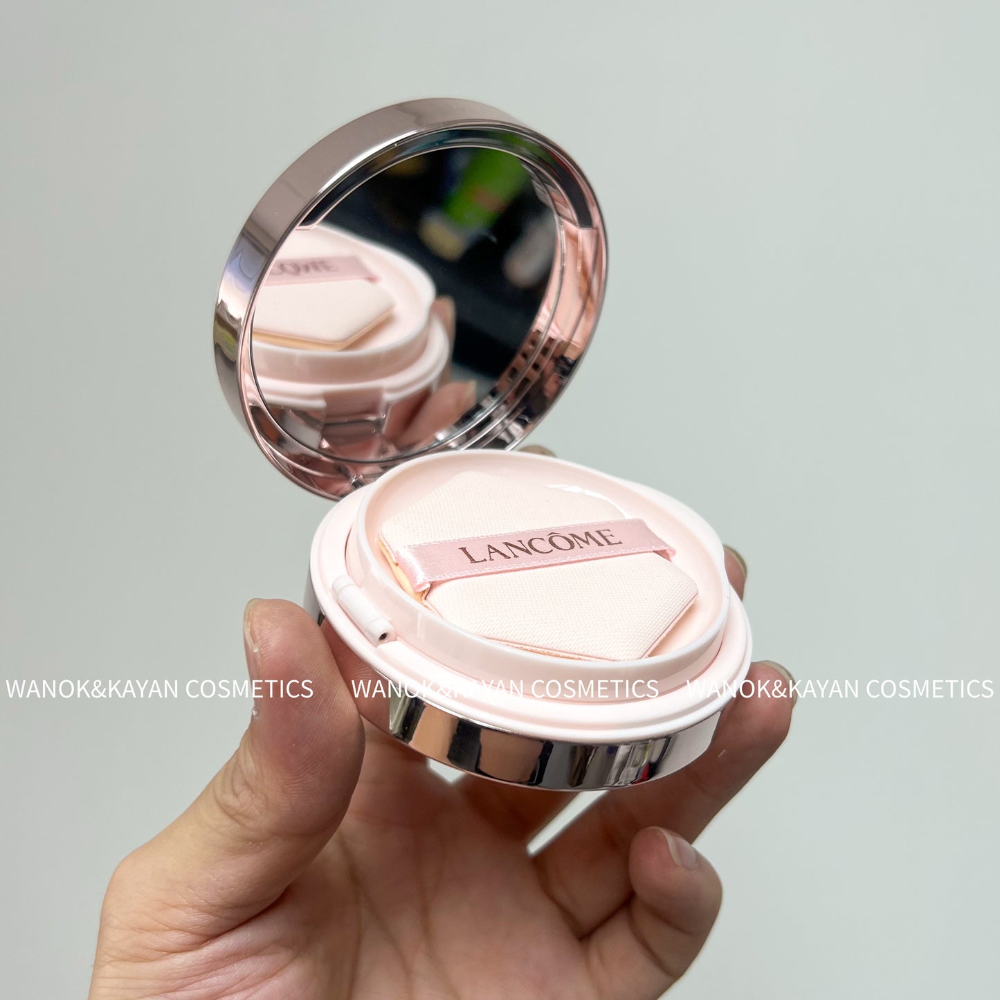 2025新品 包順豐 Lancome 蘭蔻 水光氣墊玫瑰粉清透水光肌 3 SERUM FINECOVER CUSHION 14g P10 N10 W10