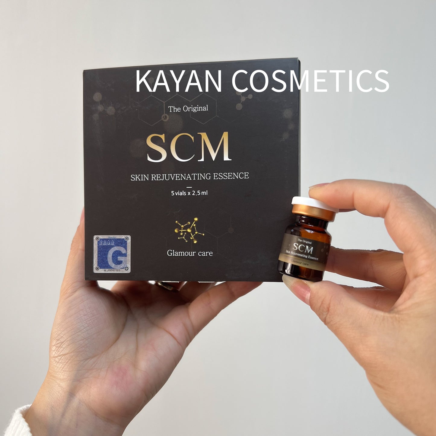 ❤️4千好評 包順豐‼️ SCM幹細胞嫩膚液 SCM Skin Rejuvenating Essence Human Stem Cell 2.5ml*5vials The Original SCM SKIN REJUVENATING ESSENCE