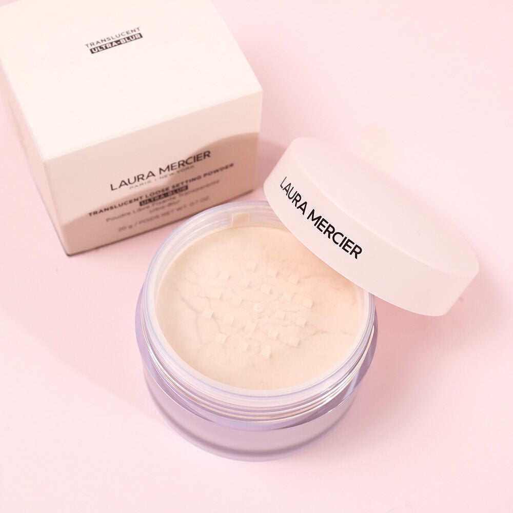 新版 包順豐 Laura Mercier LM羅拉 粉蓋散粉20g柔光霧面定妝 半透明蜜粉 LAURA MERCIER TRANSLUCENT LOOSE SETTING POWDER ULTRA-BLUR 20g