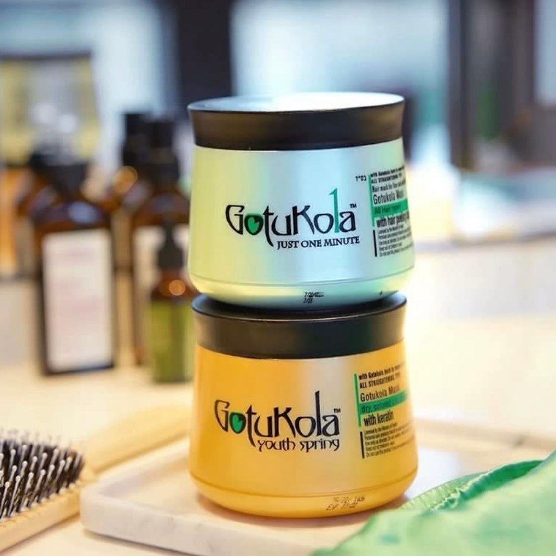 包順豐 Gotukola 柔順亮澤角蛋白髮膜 500ml/ Gotukola 1分鐘煥活髮根髮膜 500ml Gotukola Hair Mask