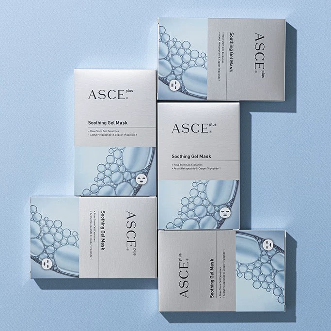 包順豐 ASCE Plus Soothing Gel Mask 38 ml / 1.28 fl. oz. X 3 Sheets /1 Box 外泌體修復舒緩面膜