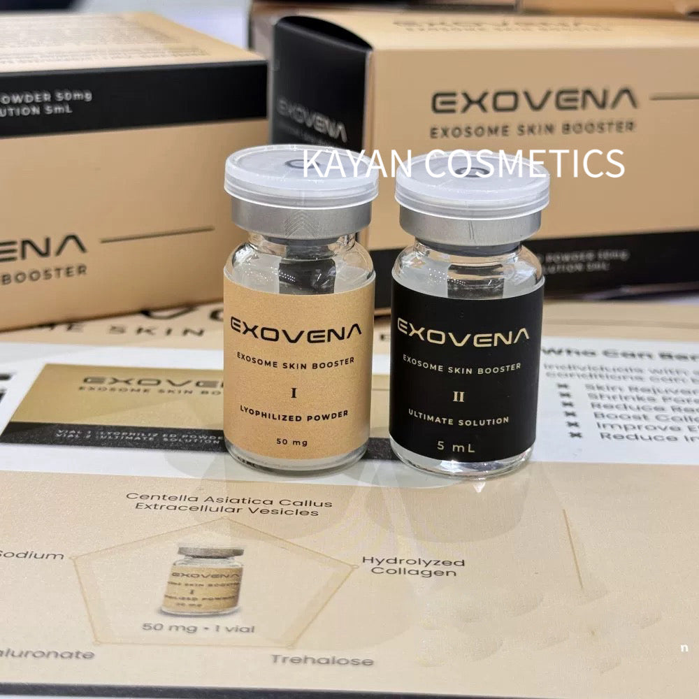 包順豐 韓國 EXOVENA 外泌體水光膠原抗氧老細毛孔收縮微針精華凍乾安瓶EXOVEN EXOSOME SKIN BOOSTER