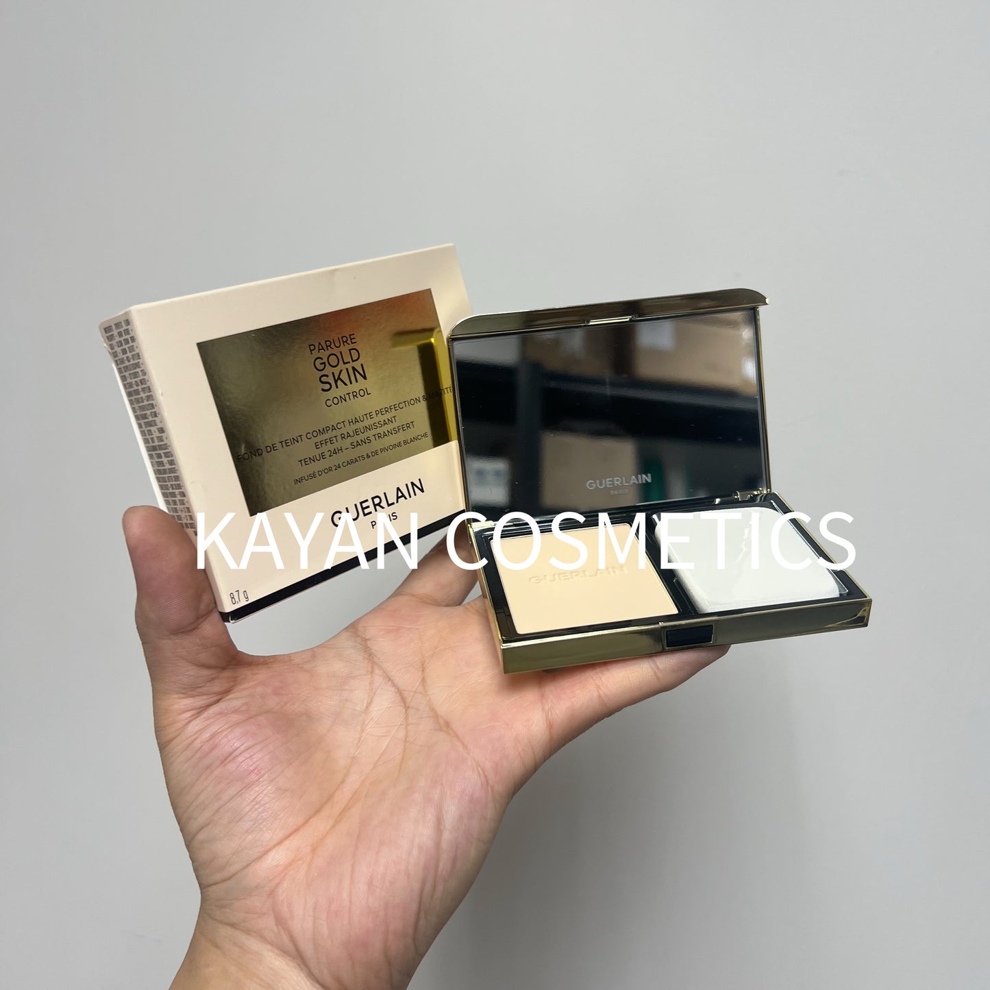 包順豐 Guerlain 嬌蘭 金鑽修顏粉餅 8.7g 金鑽修顏粉餅定妝控油 PARURE GOLD SKIN CONTROL