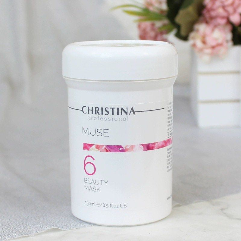 日期2028包順豐 christina 科蘊蘭 玫瑰6號250ml MUSE 6 BEAUTY MASK Muse 玫瑰提亮袪黃面膜 提亮袪黃面膜