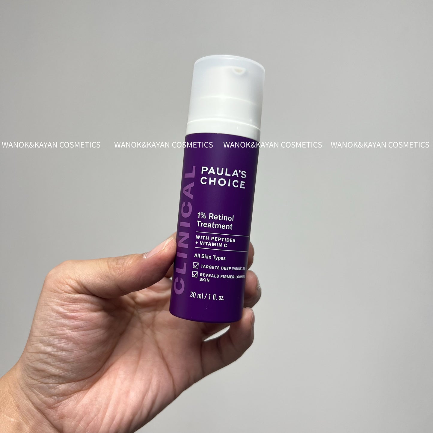 包順豐 美國 paulas choice 寶拉珍選 0.3% / 1% 視黃醇 1%A醇逆齡精華乳 a醇 retionl 30ml。1% Retinol Treatment WITH PEPTIDES + VITAMIN C All Skin Types 777888。paula‘s choice 、 paulas choice 、寶拉珍選 、PAULA'S CHOICE