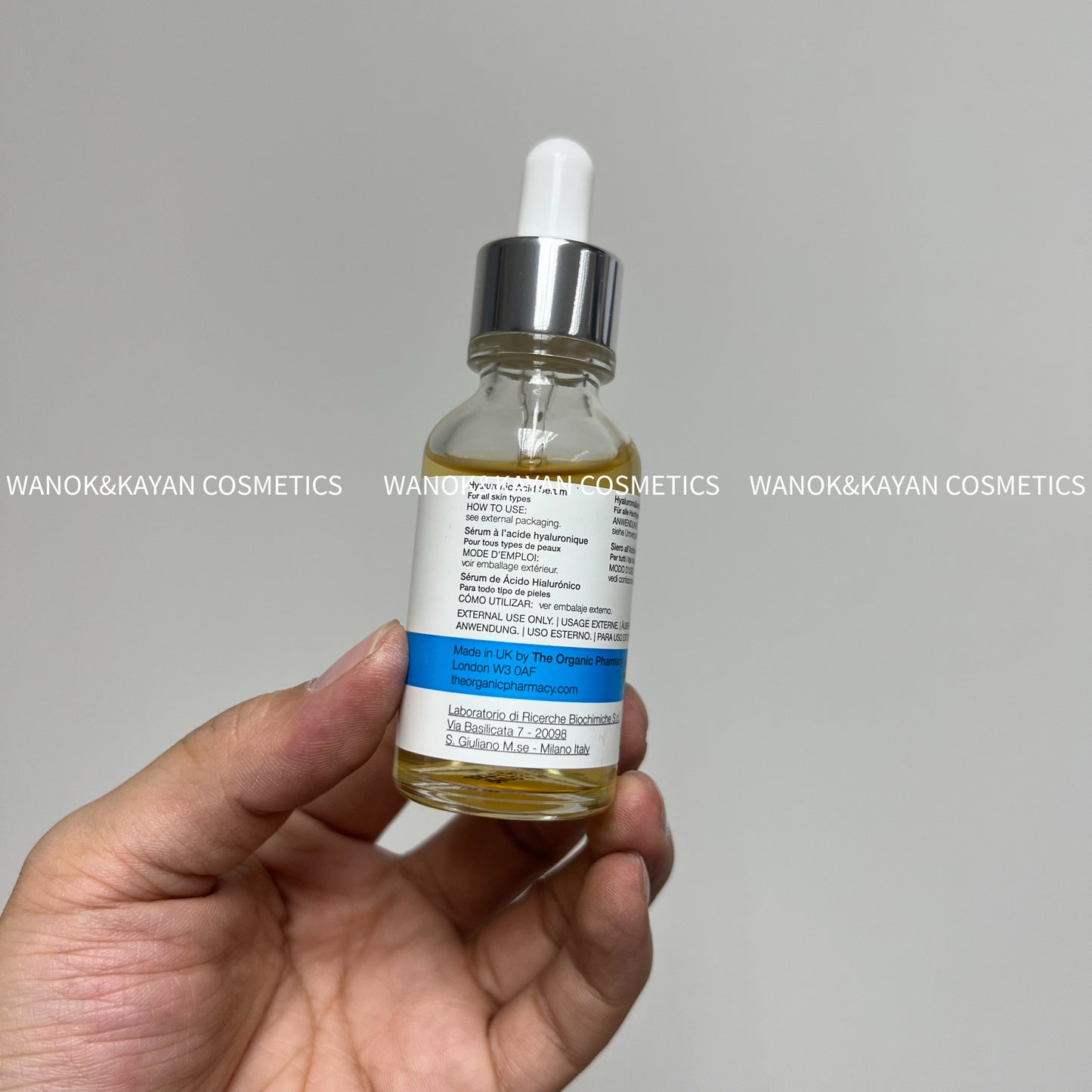 包順豐 英國 The Organic Pharmacy 玻尿酸豐潤精華 30ml 保濕補水 Hyaluronic Acid Serum Plump and Hydrate Smooth Fine Lines and Wrinkles