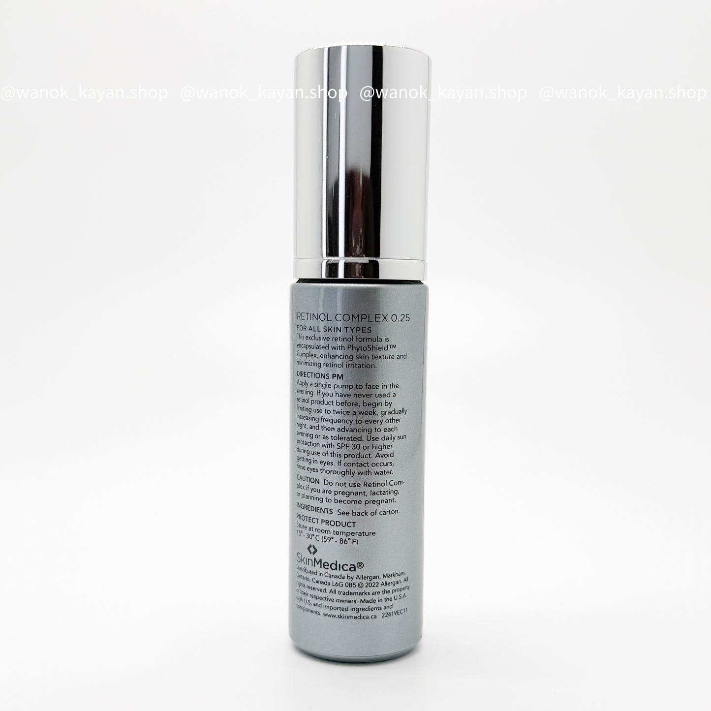 【0.25濃度】美國 斯美凱 skinmedica Retinol Complex 0.25 視黃醇抗皺嫩膚精華 0.25 29.6ml