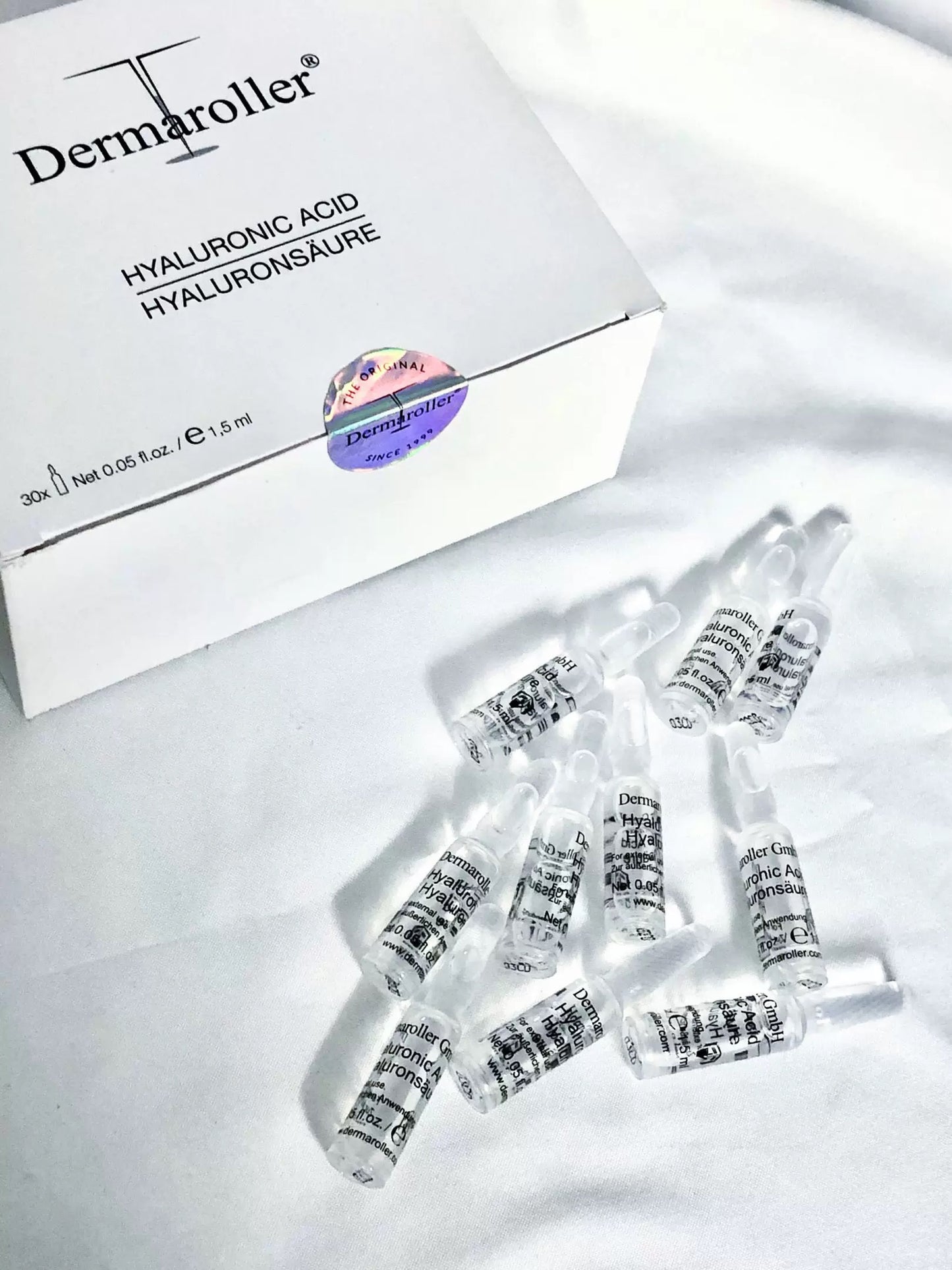 原廠正貨 包順豐 德國 dermaroller 玻尿酸精華安瓶 高濃度透明質酸玻尿酸安瓶精華 HYALURONICACID HYALURONSAURE 1.5ml x30支