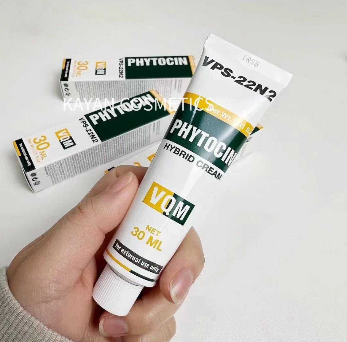 包順豐 韓國院線 PHYTOCIN 再生修復霜 VQM面霜退紅鎮 VPS-22N2 VOM VQM Phytocin Hybrid Cream 超素顏30ML (凹凸洞救星)