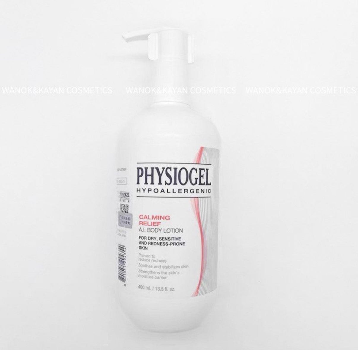 包順豐 Physiogel 霏絲佳 AI乳 lotion修護乳液400ML 大瓶裝紅乳 清爽保濕 CALMING RELIEF A.I. BODY LOTION 400ml