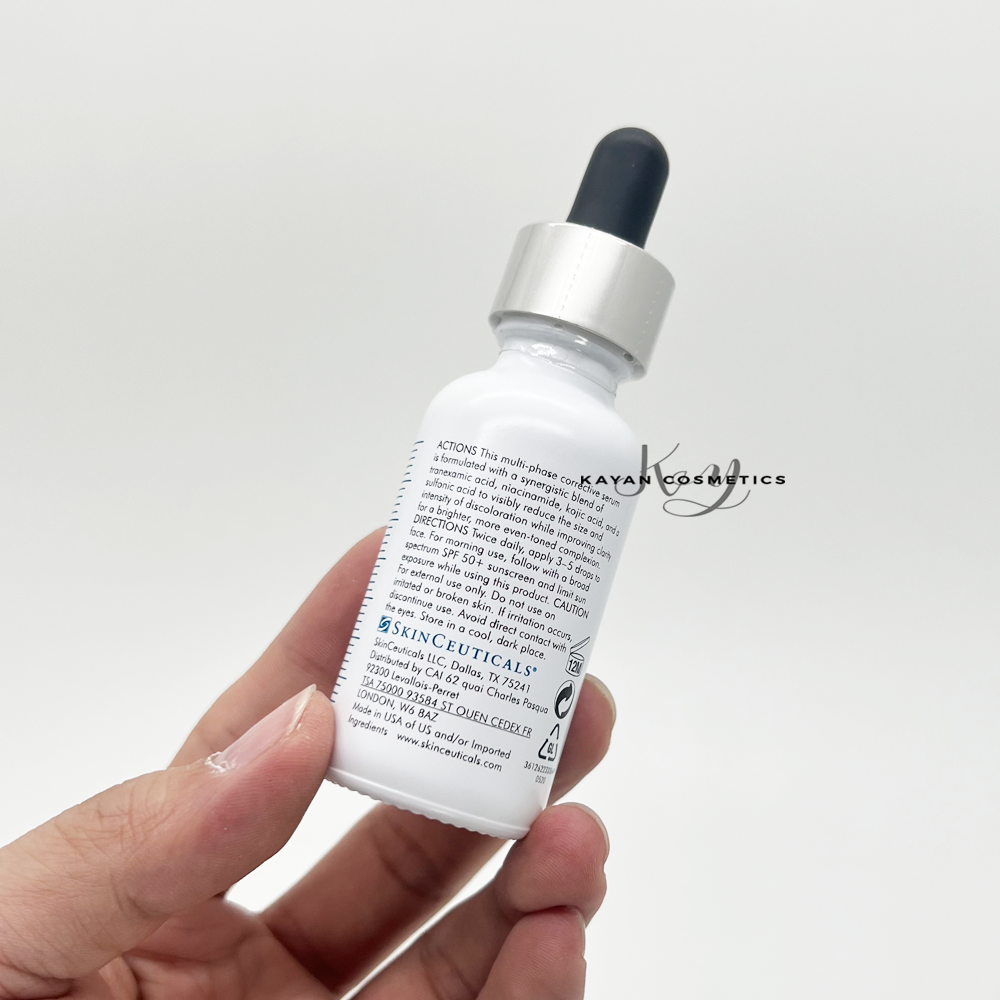 包順豐SKINCEUTICALS 修麗可 臻白煥彩精華液淡斑發光瓶 煙酰胺淡斑淡痘印提亮祛斑補濕 DISCOLORATION DEFENSE