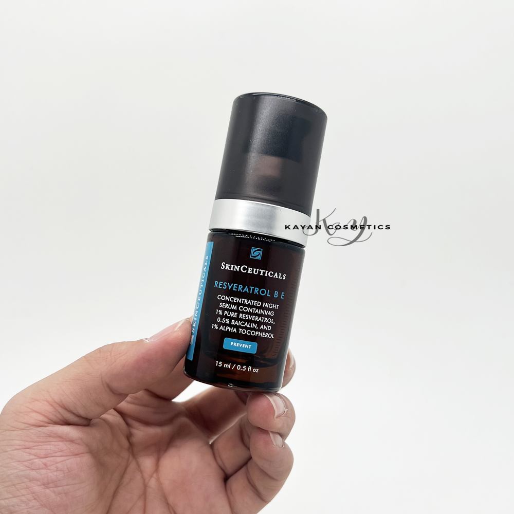 包順豐 SKINCEUTICALS 修麗可RBE晚間抗氣修復精華活肌補濕凝露夜間精華 抗氧化修護熬夜提亮細膩緊致RESVERATROL BE 15ml