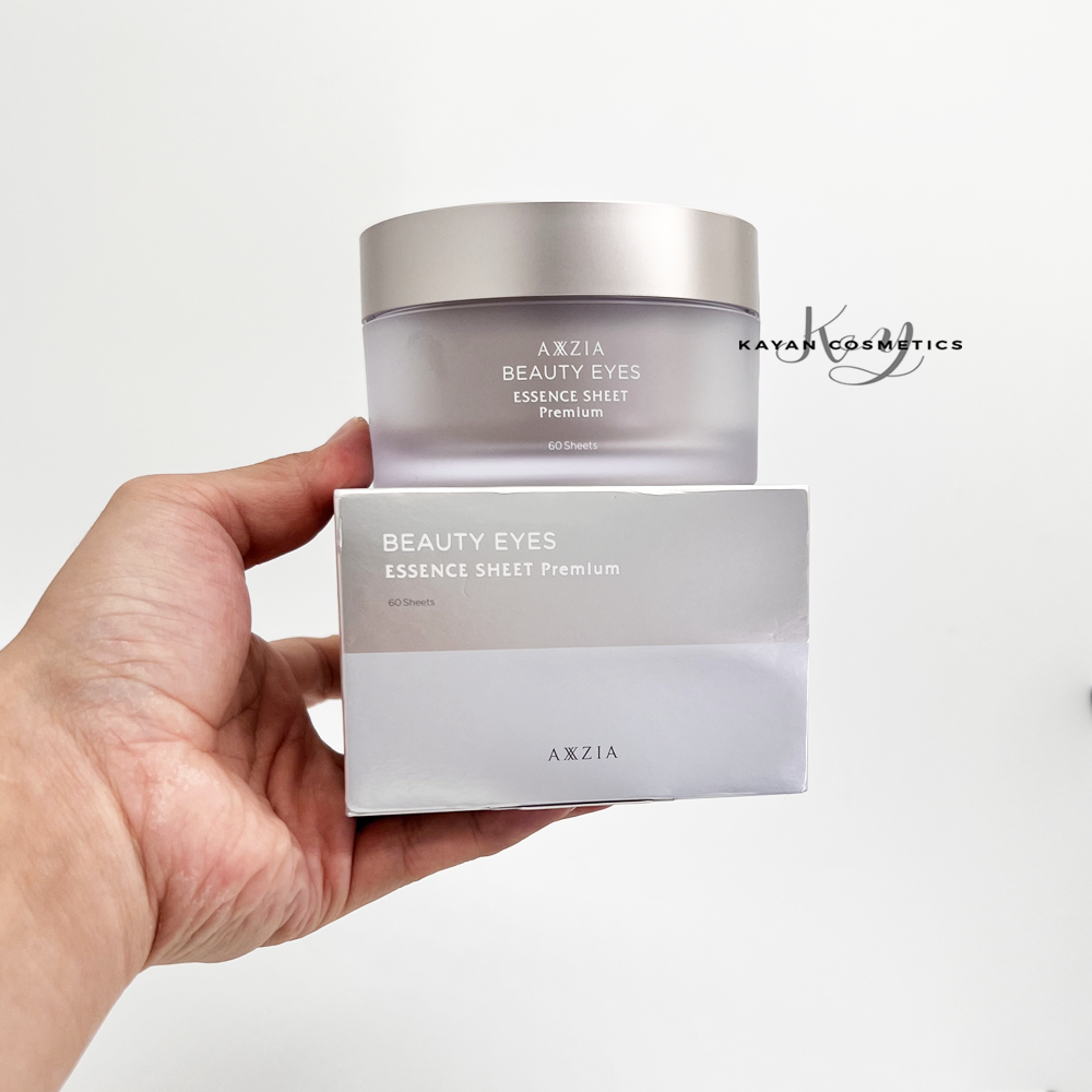 包順豐 日本AXXZIA曉姿4d抗糖眼膜淡化眼袋細紋黑眼圈保濕60片 AXXZIA BEAUTY EYES ESSENCE SHEET Premium 4D金字塔眼膜Premium Plus 60片