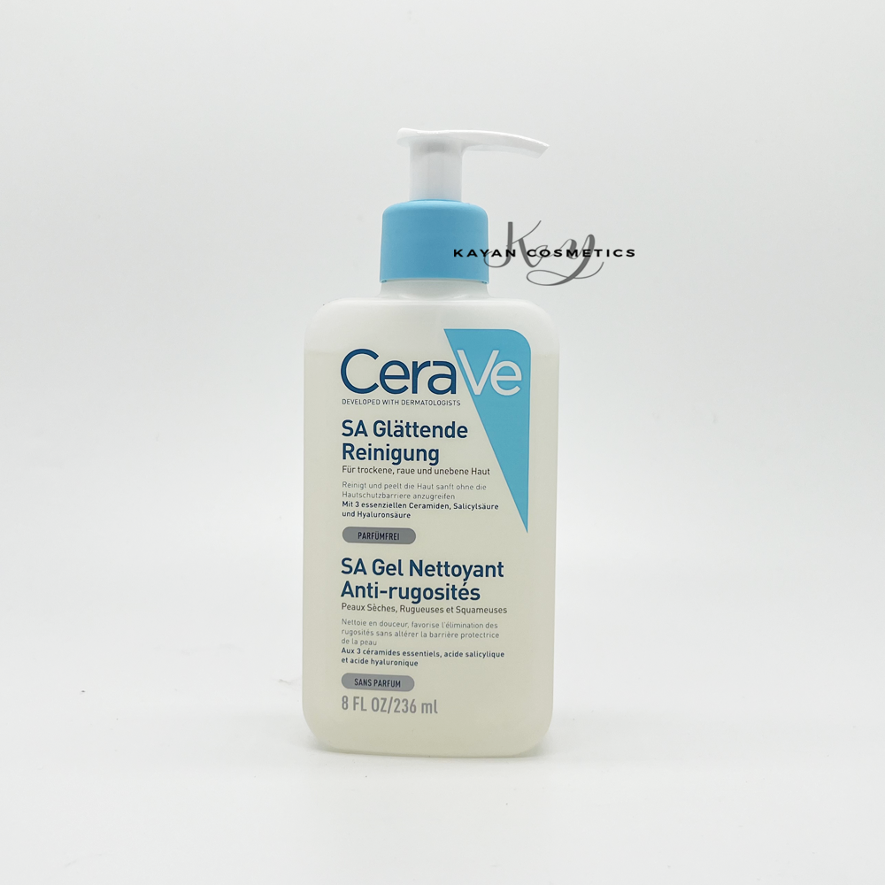 包順豐 美國CeraVe 適樂膚SA水楊酸潔面236ml SA Smoothing Cleanser SA GelNettoyant