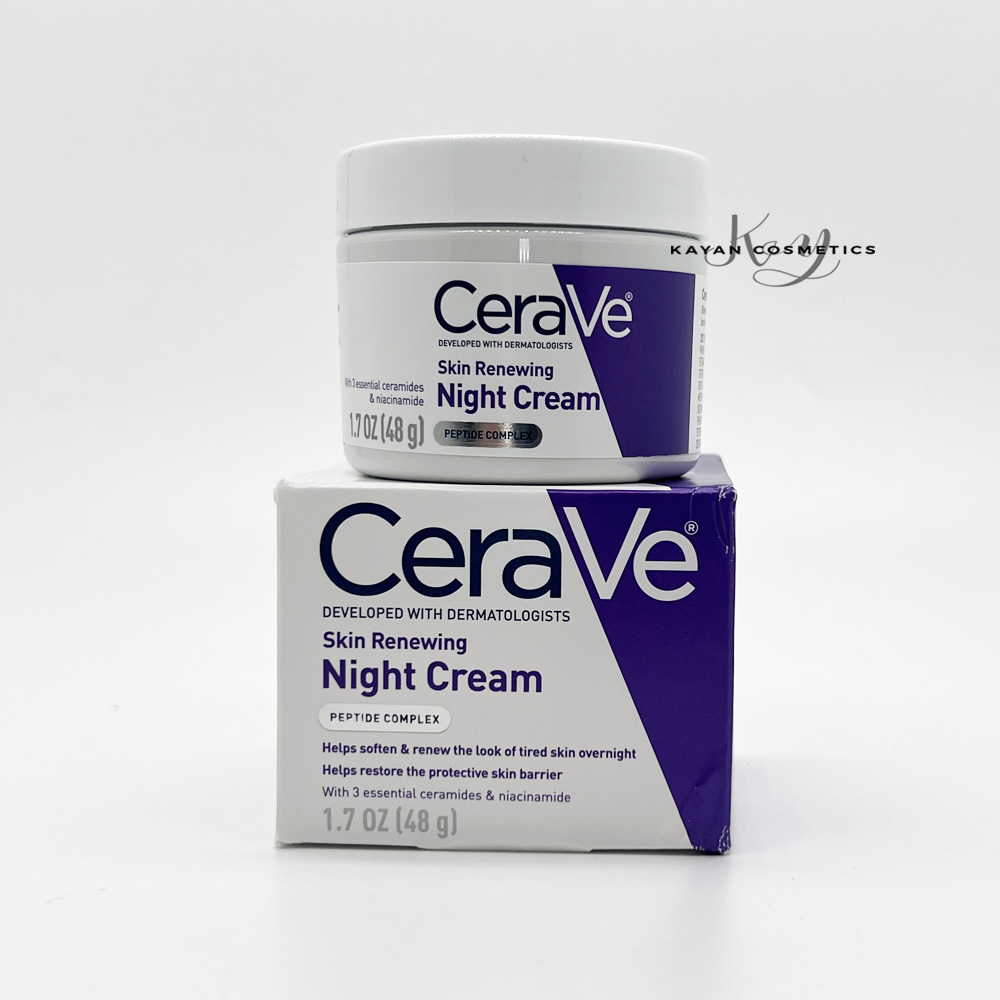 包順豐 Cerave 美國適樂膚 乳木果新生煥顔skin renewing 抗皺嫩膚美白保濕晚霜護膚 48g Skin Renewing Night Cream 適敏膚煥膚更新晚霜