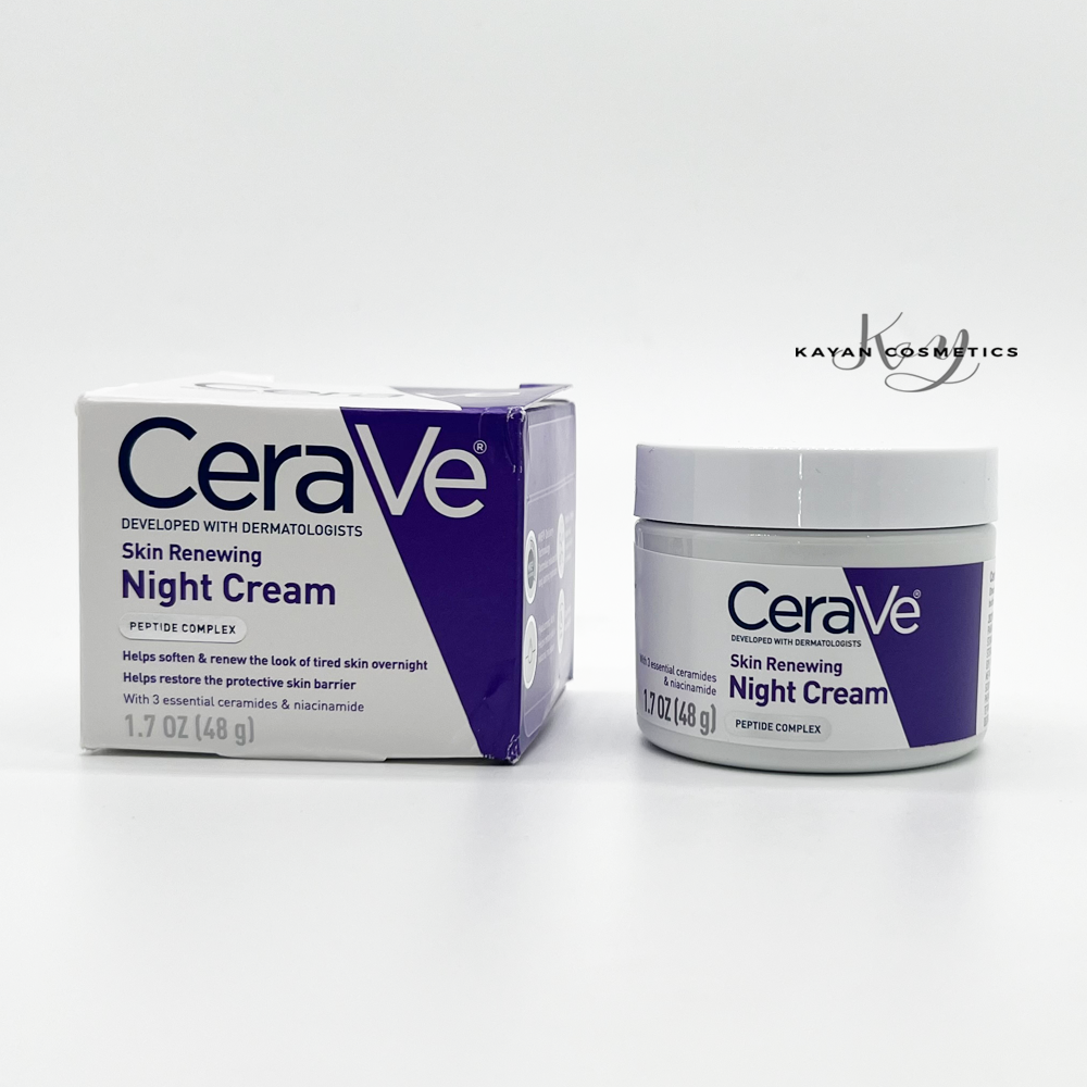 包順豐 Cerave 美國適樂膚 乳木果新生煥顔skin renewing 抗皺嫩膚美白保濕晚霜護膚 48g Skin Renewing Night Cream 適敏膚煥膚更新晚霜