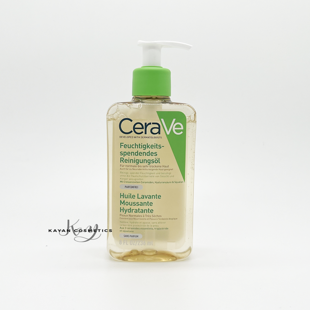 包順豐 cerave 適樂膚神經酰胺潔面膚油236ml溫和清潔清毛孔卸
H Hydrating Foaming Oil Cleanser Huile Lavante Moussante Hydratante 美國適敏膚